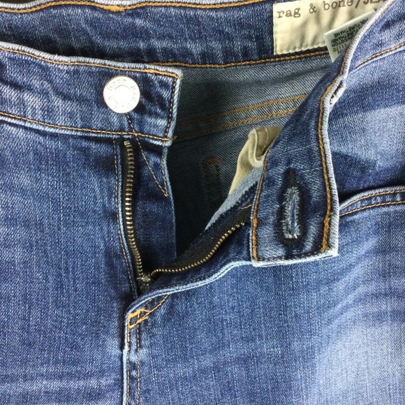Rag & Bone Dash Chamberlain Wash Slouchy Fit Skinny Jeans Size 26 - Picture 8 of 12